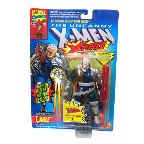 X Men The Uncanny Cable 3rd Edition Figure with Rapid Rocket Firing Action