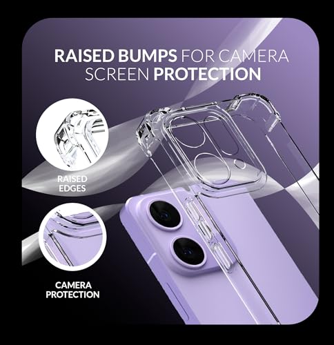 Image of Back Cover Case + Screen Protector for Oppo Reno 14 5G | Camera Protection | Transparent Mobile Phone Back Case Cover for Oppo Reno14 5G | Reno 14 5G TPU Transparent Back Cover Case