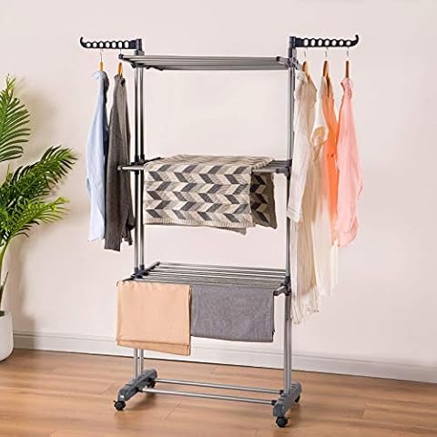 YOUDENOVA Tendedero Vertical XXL con Ruedas Cover