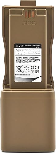 Miniatura 5 de ROWSHEP Paquete de 2 baterías de iones de litio BL-152 de 3.7 V 12 Ah de gran capacidad de repuesto para Walkie Talkie táctico Baofeng AR-152 con