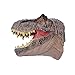 Tecesy Dinosaur Hand Puppets Toys, Dino Head Puppet Role Play Toy for Kids, Large Soft Rubber Realistic Tyrannosaurus Rex Head 9 inch