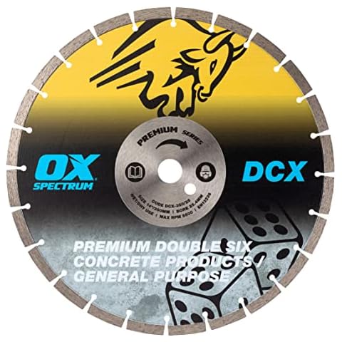 OX Spectrum Double Six Diamond Blade - GP - 350/20mm Cover
