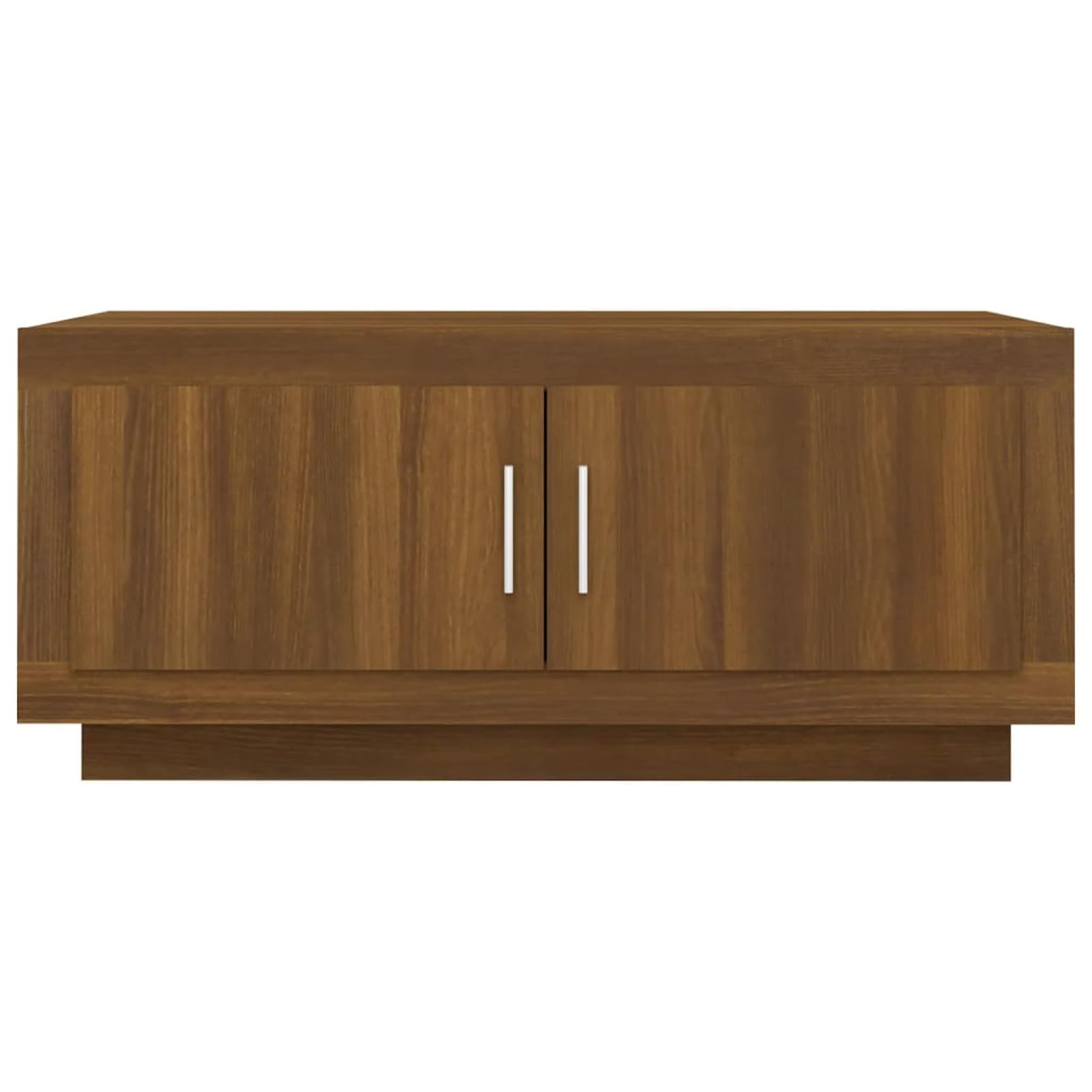 Homgoday Tavolino da caffè in rovere marrone, 102 x 50 x 45 cm, tavolino da tè per soggiorno, sala d'accoglienza degli ospiti, camera da letto e ufficio, mobili 1702