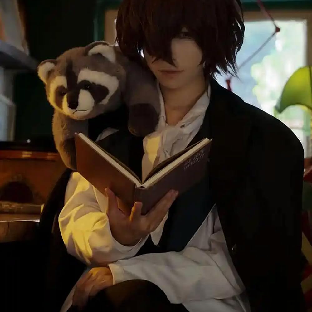 Charous Anime Manga Bungo Stray Dogs Cosplay Edgar Allan Poe Kostüm, Uni-Uniform-Set für Festivals, Auftritte und Cosplay