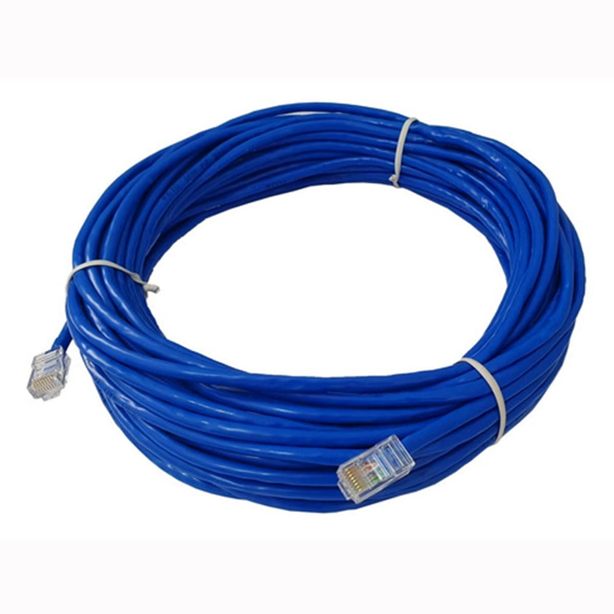 Cabo de Rede Azul Ethernet RJ45 Com Conector Cabo Com 10 Metros Resistente a Tensão Dobra