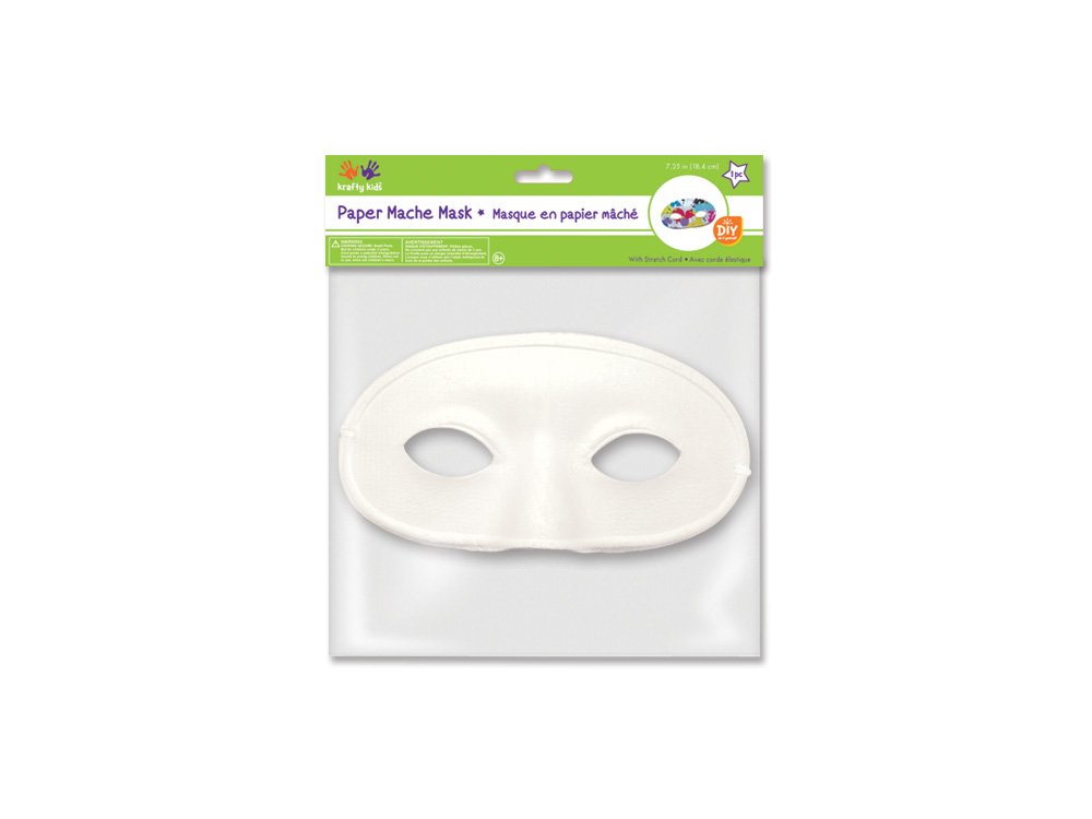 Multicraft DIY Paper Mache Mask w/Band Classic