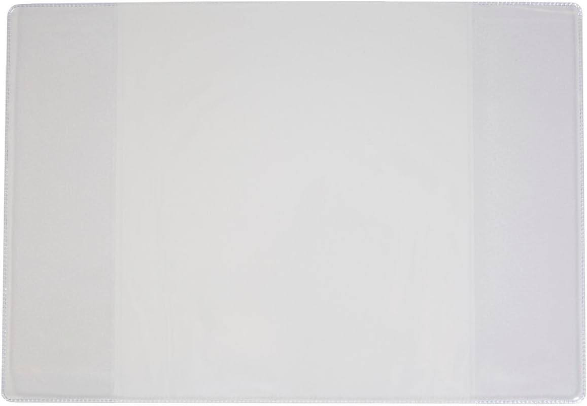 10 x A5 CLEAR PLASTIC SCHOOL EXERCISE BOOK COVER 210mm x 300mm D&M Brand MADE IN UK