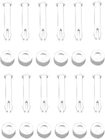 Pinos de junção de piscina de plástico de 6 cm e selos de borracha para piscinas retangulares de armação de metal Intex