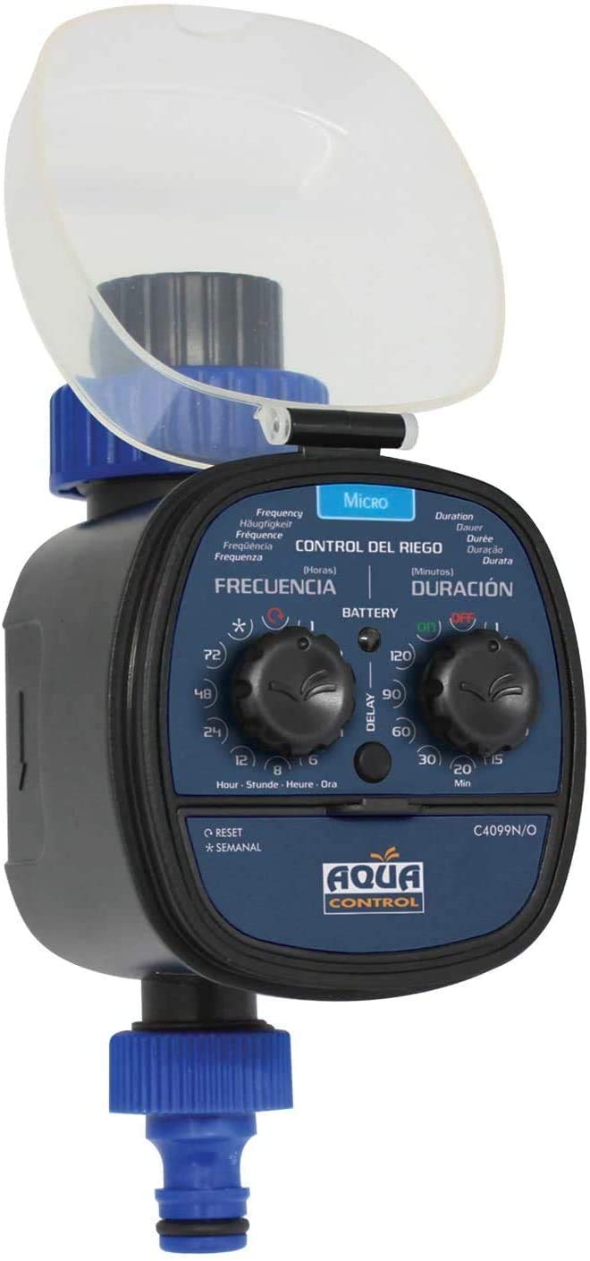 Riego Por Goteo Programador De Riego C4099O Grifo Doble Jardín