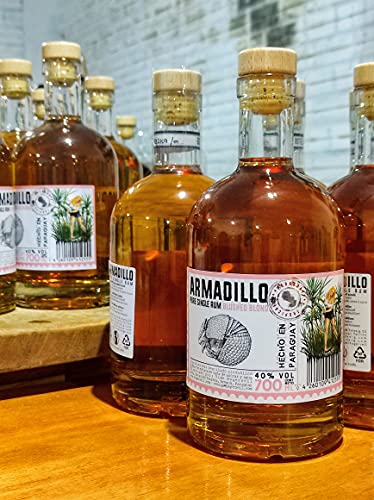 Armadillo Blushed Blond, Pure Single Barrel Rum, 40% Alkohol, handgefertigt aus Paraguay, amerikanischer Eiche, ohne Zusatzstoffe – Bild 7