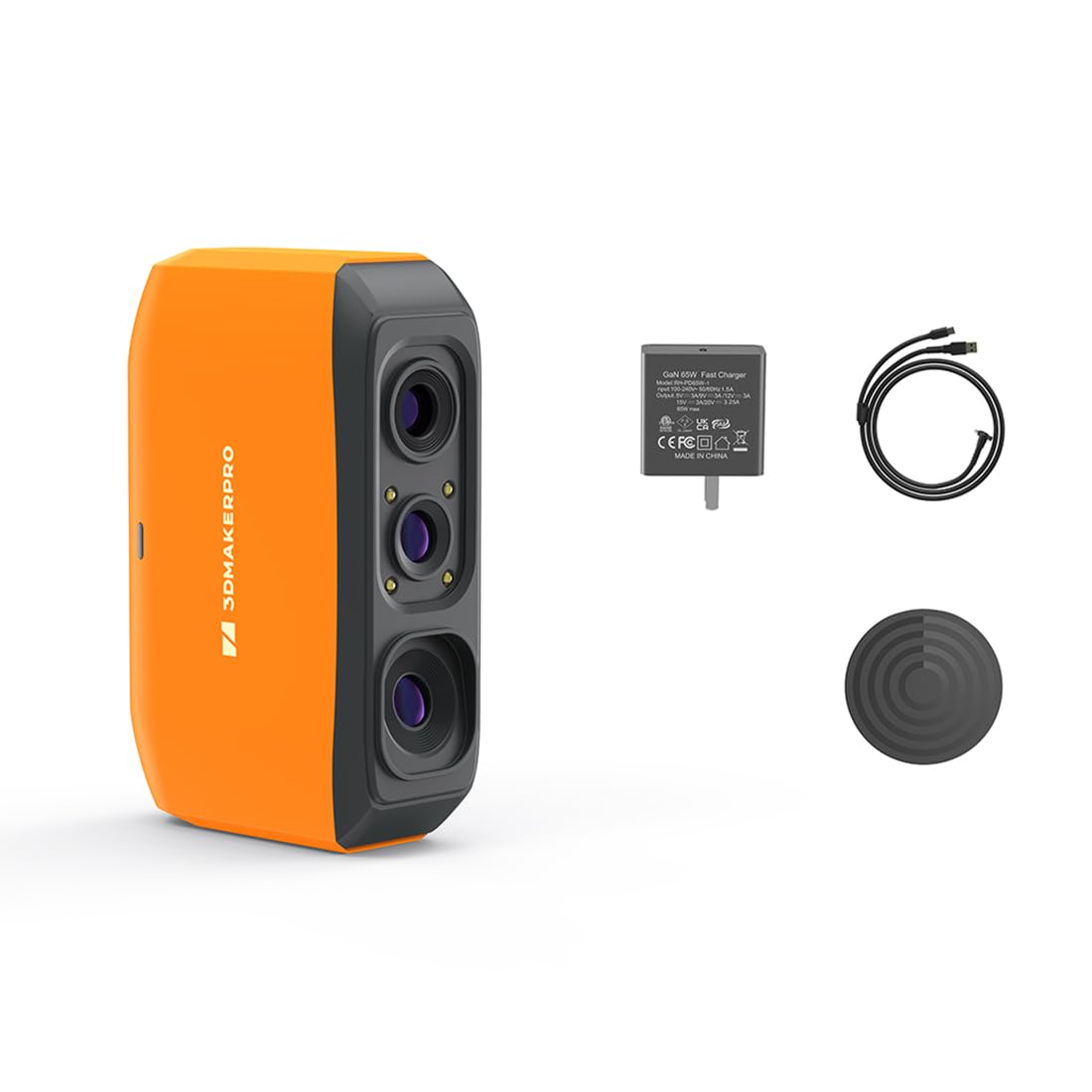 3DMakerpro Fox - Scanner 3D con precisione da 0,07 mm, per stampa 3D, facile scansione entry-level per piccoli e grandi oggetti