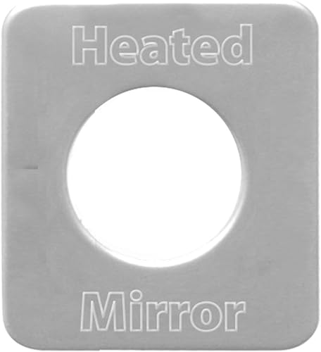 GG Grand General 68584 - Placa de interruptor de acero inoxidable para Kenworth, con espejo calefactor