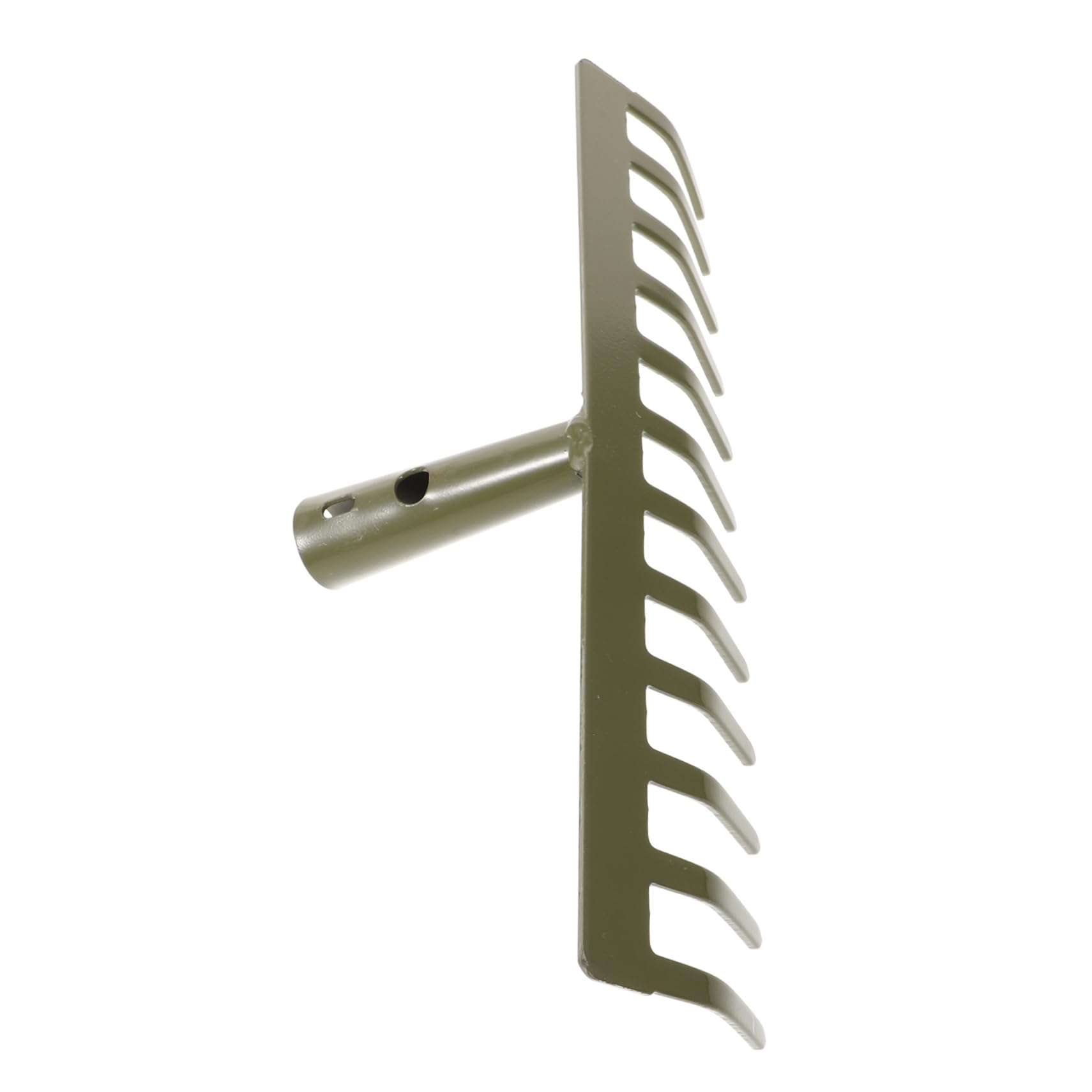 SHINEOFI 2 Stück Gartenrechen Gartenrake Im Freien Zinken Pflicht Klein Gartenarbeit Schwer Lockerung Rakes Werkzeug Blattschaufeln Lagerrechen Kohlenstoffstahl Green