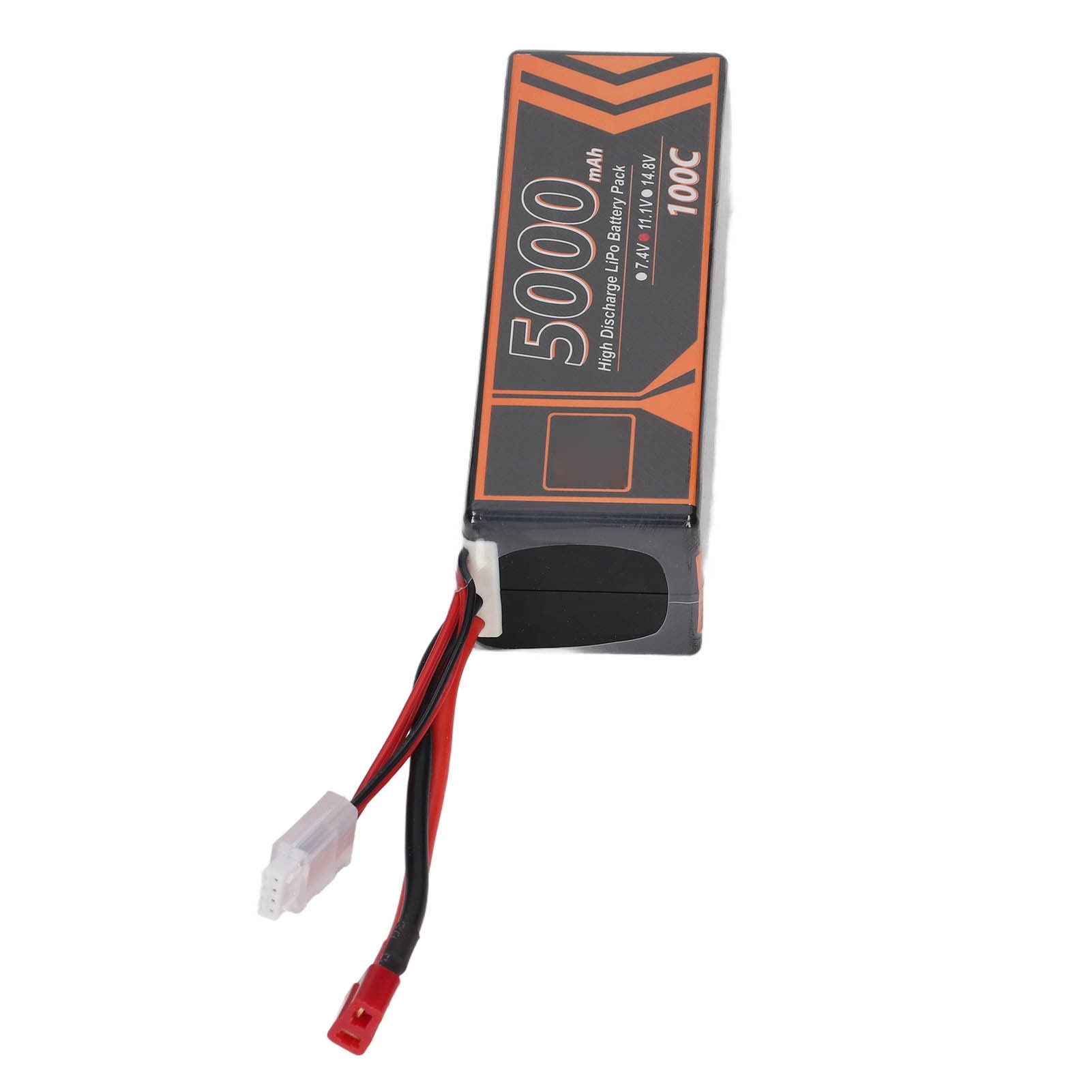 Batteria LiPo RC a Scarica Elevata da 5000 MAh per Quadricotteri FPV Racing, Batteria LiPo 3S da 11,1 V per Slash VXL E Maxx, Accessorio Spina a Forma di T Rossa