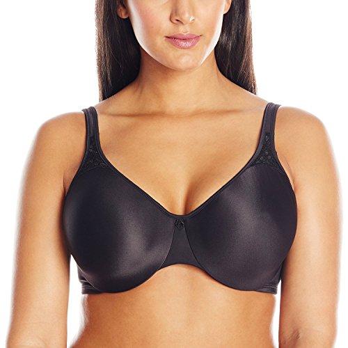 Bali Womens Passion for Comfort Seamless Minimizer Underwire Bra Black