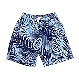 Ryuits Boys Swim Trunks, Quick Dry Beach Board Shorts, Toddler Swim Shorts with Mesh Lining 3-14 Yea