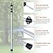 Anyoo Bastones de Carpa de Altura Ajustable de 230cm Pie Grande Telescópico...