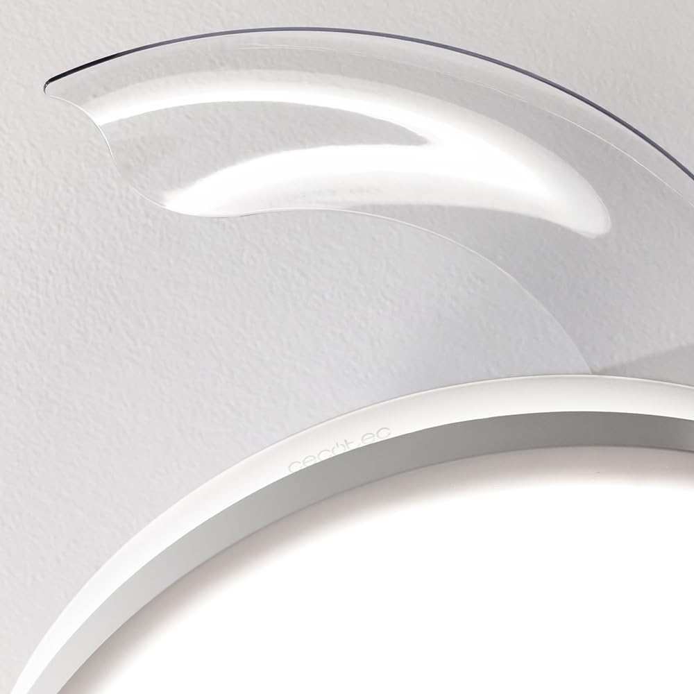 Cecotec Ventilateur de Plafond avec Lumière Energysilence Aero 4300 Invisible White. 35W, 6 Vitesses, Pales Rétractables, Télécommande, Minuteur, Lumière LED Intégrée, Intensité Lumineuse Réglable