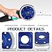 2Pack of 115mm Diamond Cutting Discs, Tile Cutting Discs Super Thin Diamond Saw Blade for Angle Grinder Fast & Clean Cut on Porcelain, Granite, Marble, Concrete Tiles Stones Bricks & Ceramics Blue