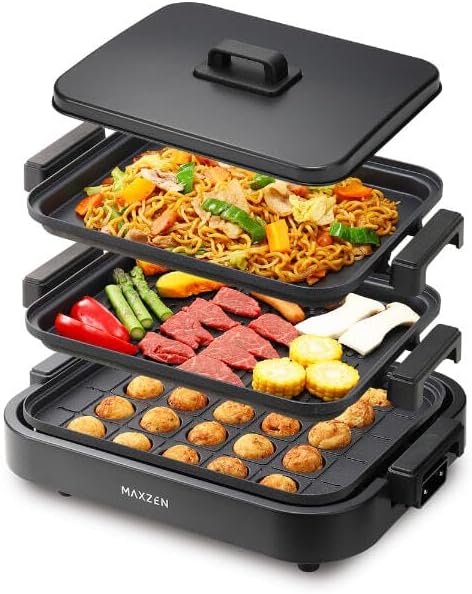 ノンフライヤー 2in1 エアフライヤー&グリルパン 4L+1.5L大容量家庭用