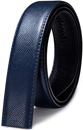 Barry.Wang Men Ratchet Buckle or Strap Only Genuine Leather Belt Replacement Nickel Free Buckle Adjustable