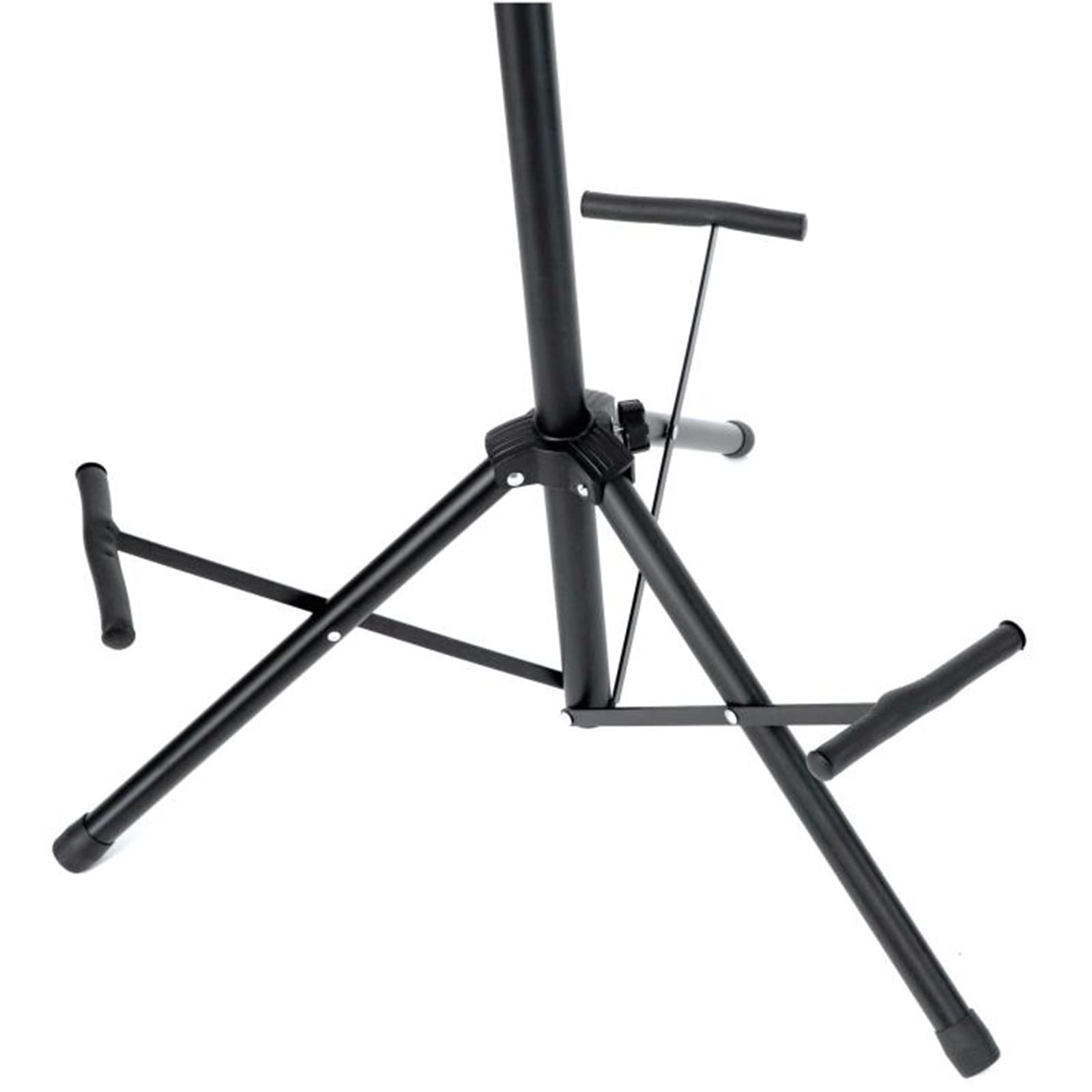 Soporte Guitarra Suelo Soporte de exhibición de árbol de guitarra, 6 ukelele mandolina Titular con Accesorios, Bastidor universal vertical múltiple pequeño, Regalos para niños y niñas, Black metal