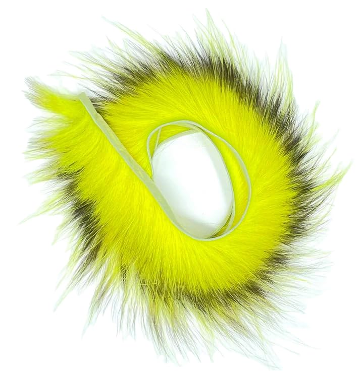 Aqua Flies American Opossum - Chartreuse