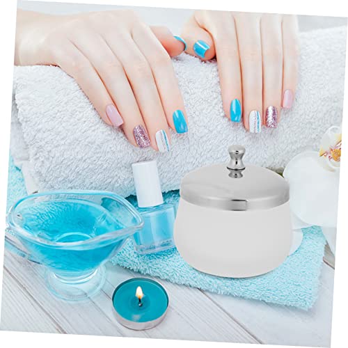 Healeved 2pcs Plato Acrílico Mate para Arte de Uñas miniatura 7