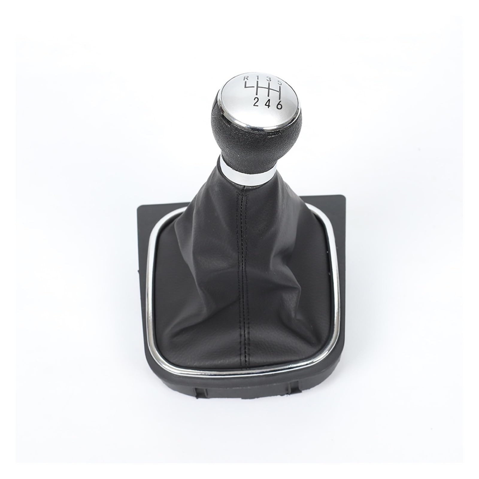 Glblpexelr Black Line 6-Speed Gear Shifter Knob For Vw For Golf 6 Mk5 Mk6 For Jetta Sagitar Stylish