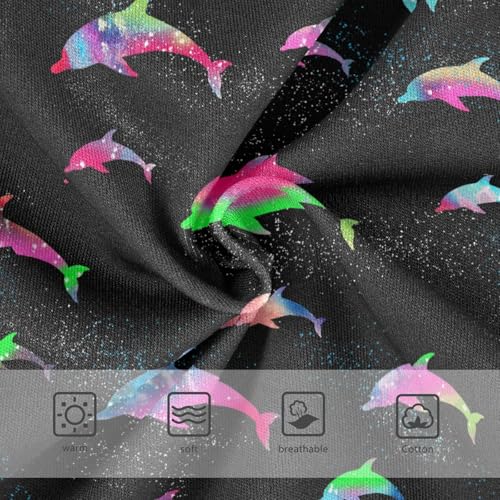 Girls Underwear Soft Cotton Dolphin Colorful Kids Panties in Sizes 2/3t, 4t, 5t, 6 and 83