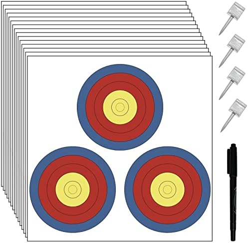 3 SPOT Vegas Archery Targets Paper for Backyard Archery Targets Official Vegas Paper Indoor & Outdoor(30pcs) 3 SPOT Vegas Archery Targets Paper for Backyard Archery Targets Official Vegas Paper Indoor & Outdoor(30pcs)
