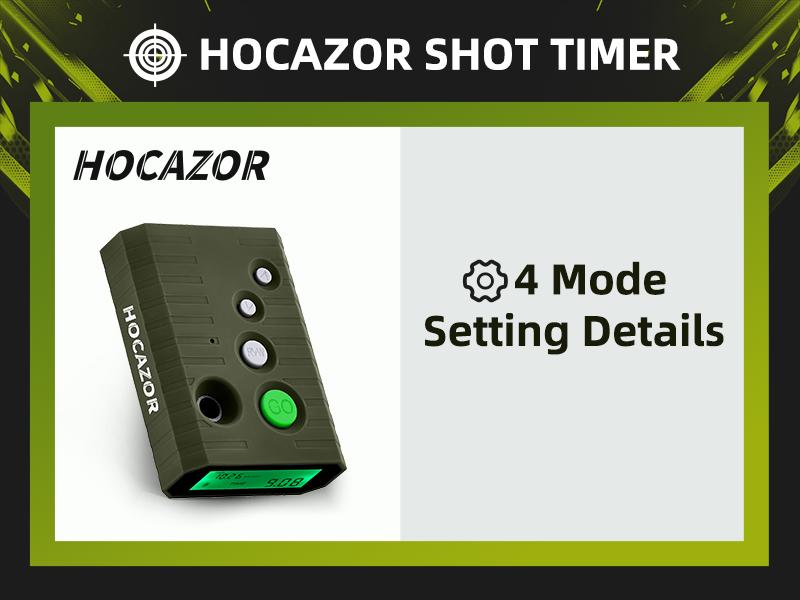 Amazon.com : Hocazor HT01 Upgraded Shot Timer for Shooting