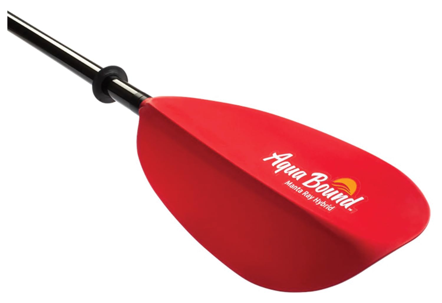 Aqua-Bound 787969 Manta Ray Fiberglass Kayak Paddle 2 Piece - 240 cm - Sunset Red