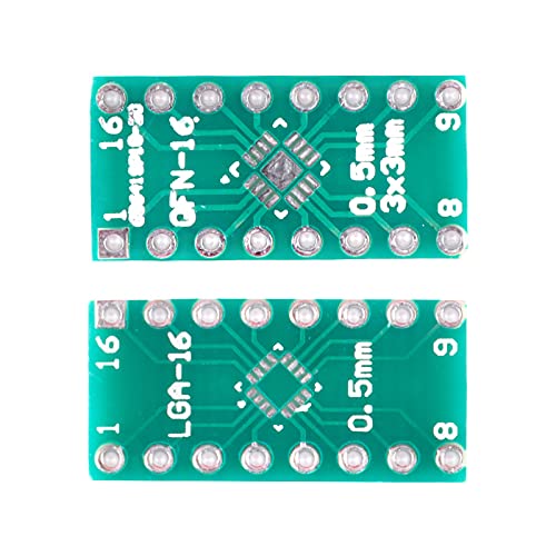 5 Stück QFN16 Auf DIP16 Adapter – 0,65 Mm / 0,5 Mm Pitch, Doppelseitige Platine