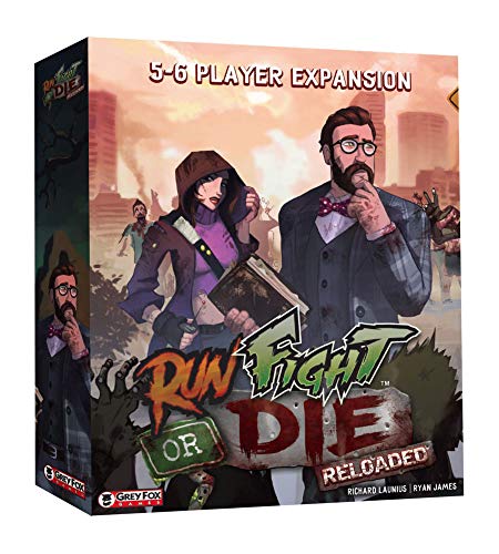 Grey Fox Games Run Fight or Die Reloaded: 5-6 Player Expansion, Multi-Colored