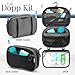 Toiletry Bag Kit Set: Hanging Travel Toiletry Bag + 311 TSA Cosmetic Liquid Bag + Ultralight Accessory Organizer Pouch Grey