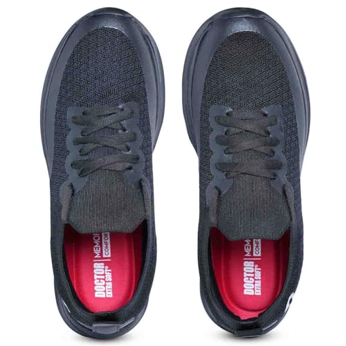 Image of DOCTOR EXTRA SOFT Men's Lightweight Sports Shoes Memory Foam Cushioned Insole | Running Walking Gym Training Jogging Athletics | Comfortable & Stylish| Casual Slipon Sneaker Gent's Boy's DR-2006