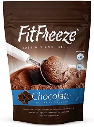 FITera Nutrition High Protein Ice Cream Mix – Delicious & Nutritious Protein Energy Snack – Keto and Gluten Free | High in Fiber | Low in Fat | 15 Servings per Pack (Chocolate) …