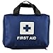 Price comparison product image 99pcs Supreme First Aid Kit Bag - Inc. Eye Wash, Crepe, Ice Pack, Thermal Blanket - Home, Office, Vehicle, Workplace, Travel, Camping (Blue)
