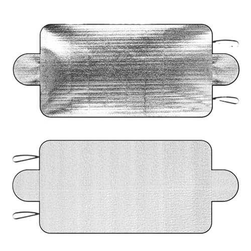 Couverture de pare-brise anti-givre pour SUV et voitures avec protection pluie et neige x2