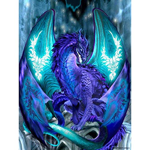 LZQZJD Klassisches 6000 Stück Puzzle Cartoon dunklen Drachen Kunst Bildung Geschenk großes Holz Puzzle Spielzeug