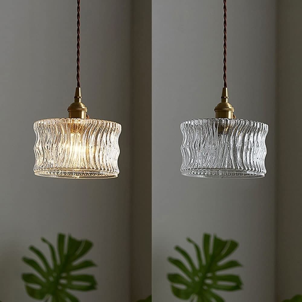Japońska lampa wisząca z falą wody