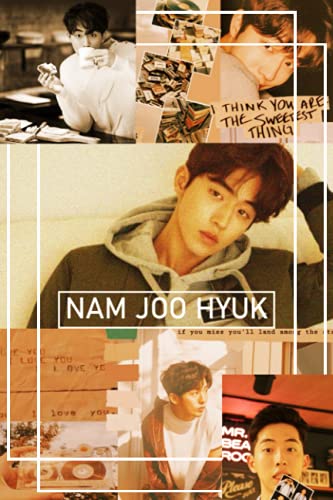NAM JOO HYUK Notebook: 110 Wide Lined Pages - 6" x 9" - Planner, Journal, Notebook, Composition Book, Diary for Women, Men, Teens, and Children