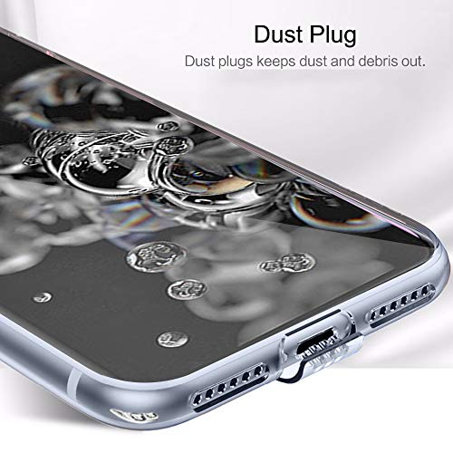 Image of TheGiftKart Transparent Crystal Clear Back Cover Case for Samsung Galaxy S20 Ultra | Shockproof Soft TPU Case | Cushioned Edges for Ultimate Protection Back Cover Case (TPU, Transparent)