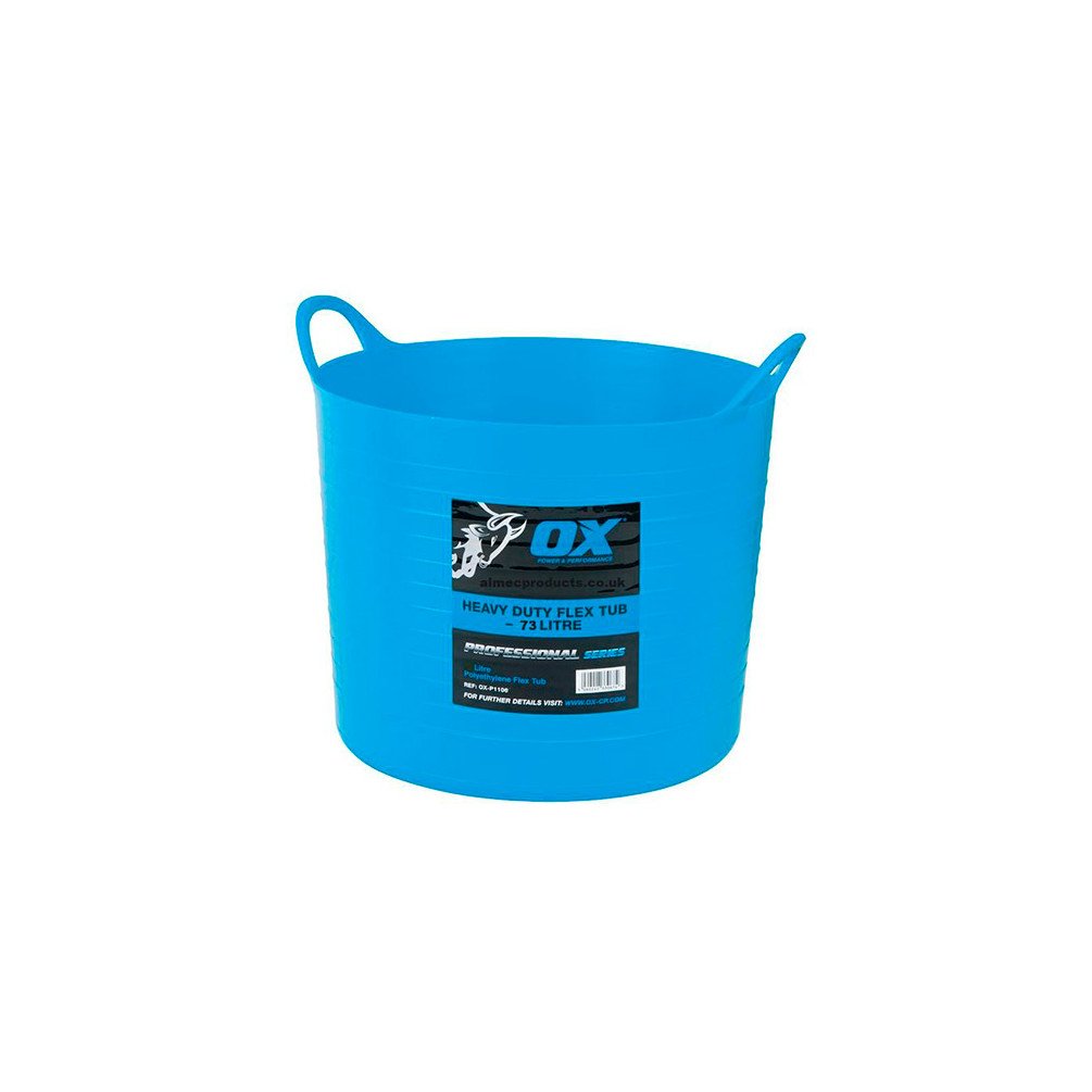 OX Tools OX-P110673 Pro Heavy Duty 73 Litre Flexi Tub