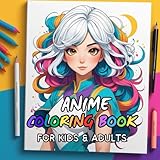 anime coloring book: relaxing and fun designs for kids, teens, and adults – unleash your creativity with stunning anime characters!