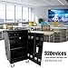 32 Device Charging Cart with Combination Lock, Laptop and Tablet Mobile Charging Cabinet for Up to 16.3