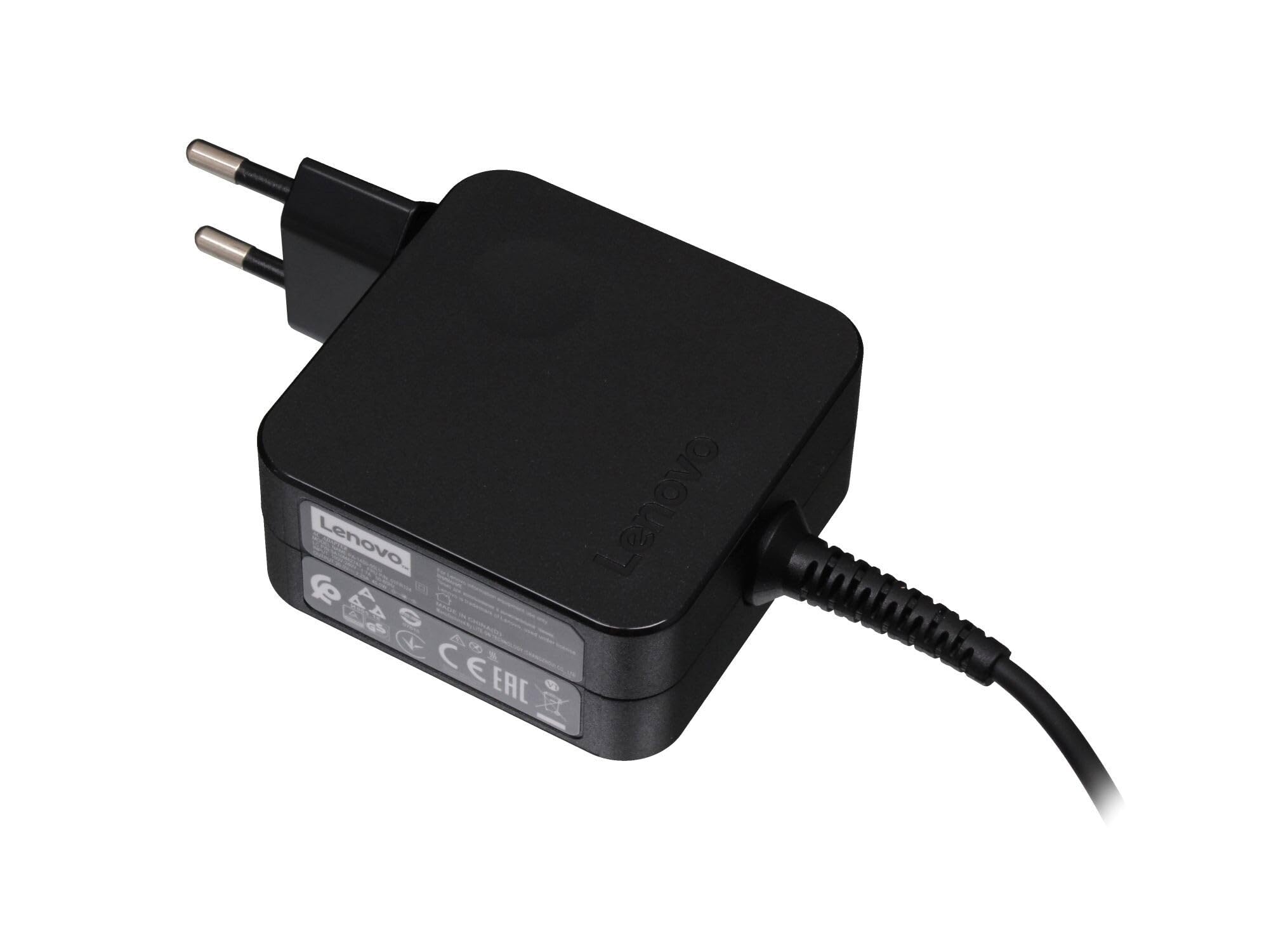 Lenovo IdeaPad 3-15IML05 (81WR/81WB) originale alimentatore 45 watt wallplug UE forma arrotondato