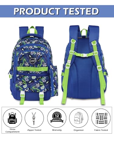 Image of Lavie Sport soccer Laptop Backpack | 36 Liters | Fits Upto 16 Inch | Laptop Compatiable | Rain Cover | Gift for Boys & Girls