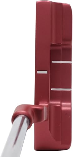 Bionik 101 Putter de golf rojo estilo hoja diestro con alineación herramienta de mano 33 pulgadas mujeres mayores perfecto para alinear tus putts